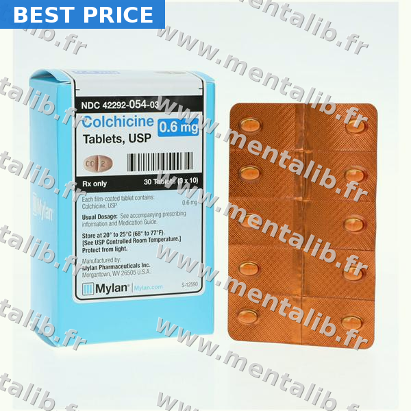 Colchicine générique (Colchicine) 0.5mg à Marseille — Meilleur prix dès 0,55€